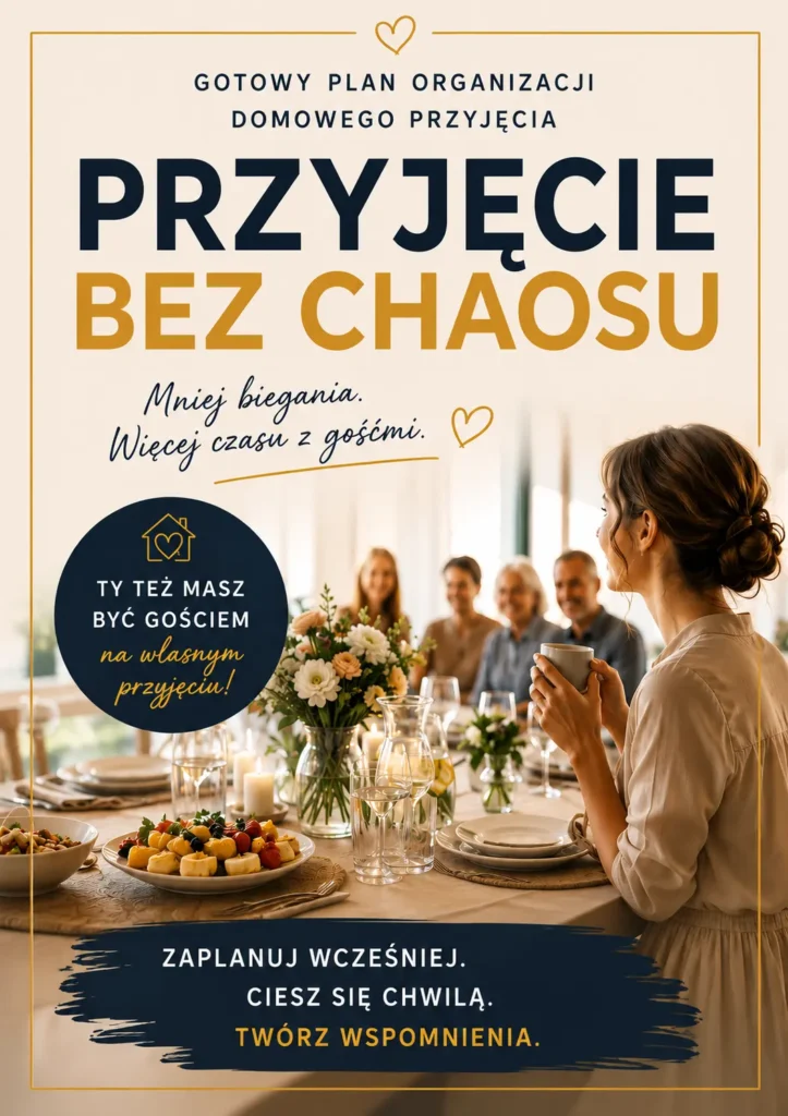 PAKIET - PRZYJĘCIE BEZ CHAOSU